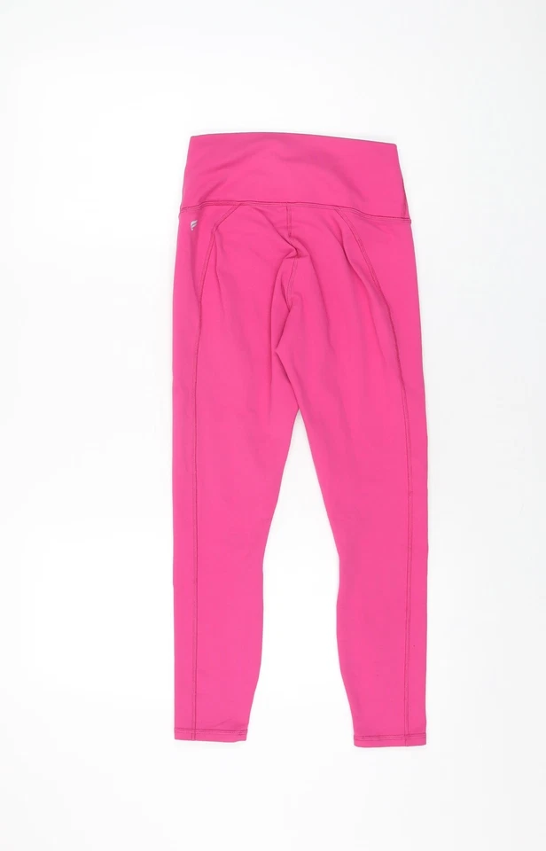 Fabletics Womens Pink Polyester Pedal Pusher Leggings Size XS L23 in Regular Pul - Image 2 of 4