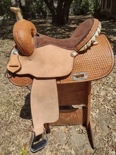 15" Spur Saddlery Barrel Racing Saddle - Made in Texas