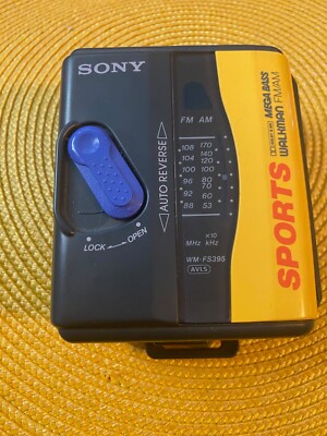 Sony Sports Walkman FM/AM Mega Bass Cassette Tape WM-FS395