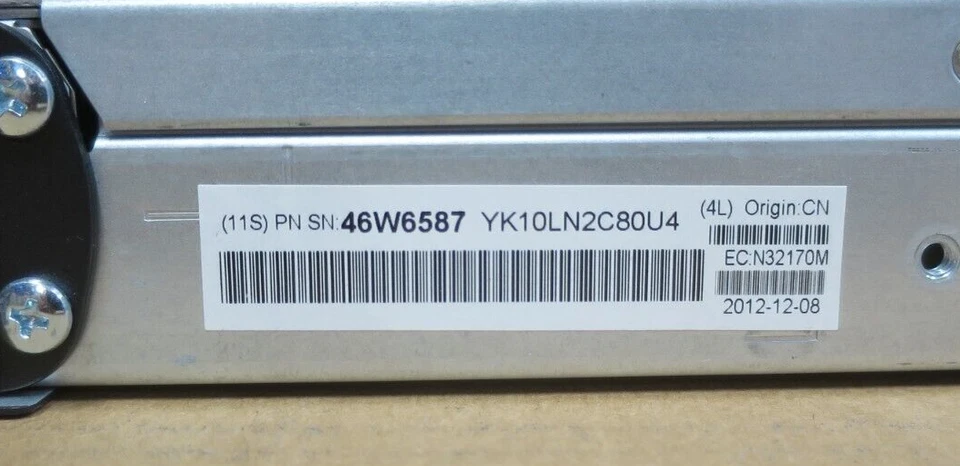 IBM System x3250 M4 Intel Pentium 2C G620 2GB Ram 500GB HDD 3.5" 2-Bay 1U Server - Image 2 of 4
