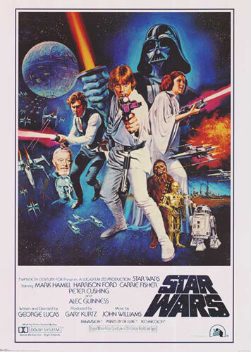 (LAMINATED) STAR WARS MOVIE SCORE LUKE SKYWALKER GUN POSTER (61X91CM) PICTURE - Picture 1 of 1