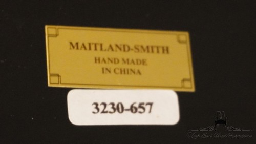 MAITLAND SMITH Handmade Contemporary Modern 21" Round Accent End / Lamp Table... - Picture 9 of 9