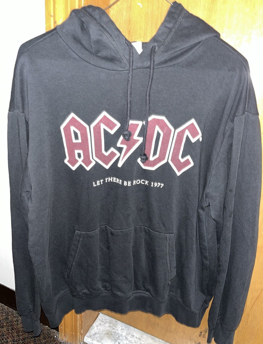 Sweat à Capuche AC/DC Red Ice Logo - Rock Music Band - Confortable Et Stylé