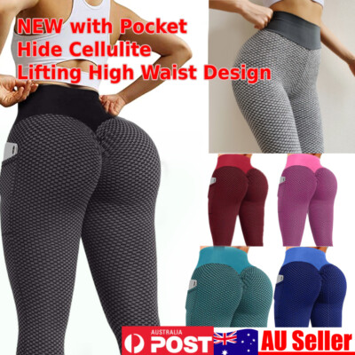 Women Push Up Leggings High Waist Bum 