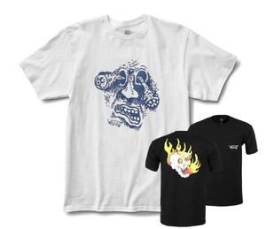 2 VANS ROWAN ZORILLA Skull Pocket Shirt (BLACK) \u0026 White Graphic T Shirt | eBay
