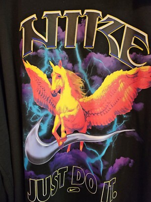 NEW Nike Sportswear Oversized Tee Pegasus Just Do It Size L Tall