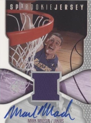 Mark Madsen マーク・マドセン サイン色紙 2000-01 SPx - SPx Rookie
