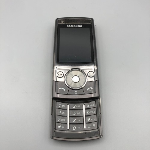 Samsung Ultra SGH-G600 Grey slide Mobile Phone Slider -missing battery, untested - Picture 4 of 11