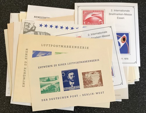 Germany STAMP EXHIBITIONS Collection of 32 Souvenir Sheets MNH
