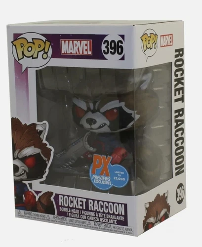 Funko Pop Marvel: ROCKET RACCOON #396 Guardians Of The Galaxy PX Exclusive