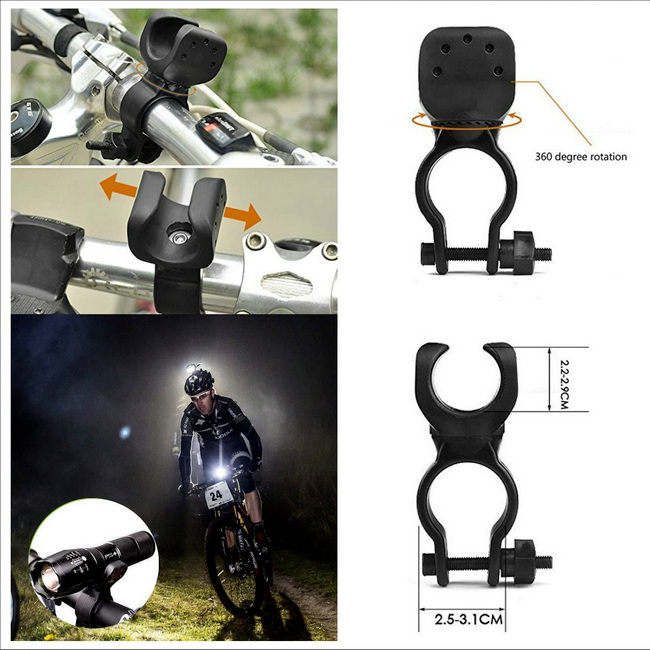100000 Torcia tattica a LED a lungo raggio super luminosa da