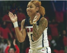 SHAKIRA AUSTIN Signed 8.5 x 11 Photo Signed REPRINT Basketball WNBA Mystics