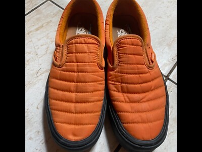 Vans Slip-On Lite (Quilted) Russet Orange/Black US men s 8 Women s 9.5