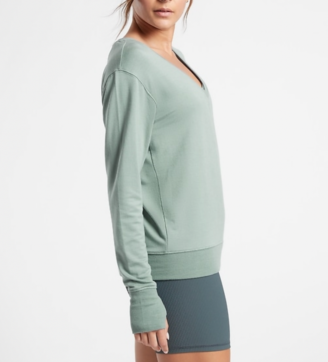 ☆新品未使用☆gypsohila V Neck Sweat Lightgray 6c0184e29cc41774f7d565f644434b