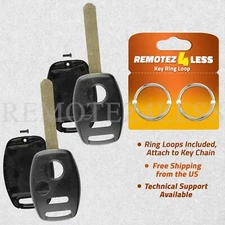 2 For 2005 2006 2007 2008 Honda Pilot Remote Shell Case Car Key Fob Cover