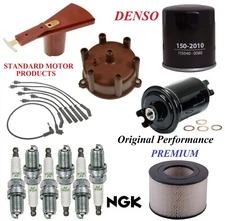 Tune Up Kit Filters Cap Wire Plugs For TOYOTA LAND CRUISER L6 4.0L 1990-1992