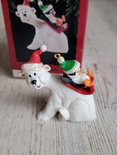 Hallmark 1995 polar coaster ornament Xmas