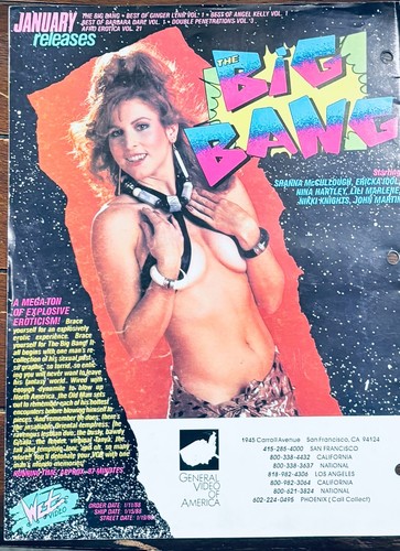KEISHA GVA VIDEO ADULT FILM MOVIES JAN 1988 ~ 8.5" X 11" 36 PAGE MOVIE CATALOG - Picture 2 of 2