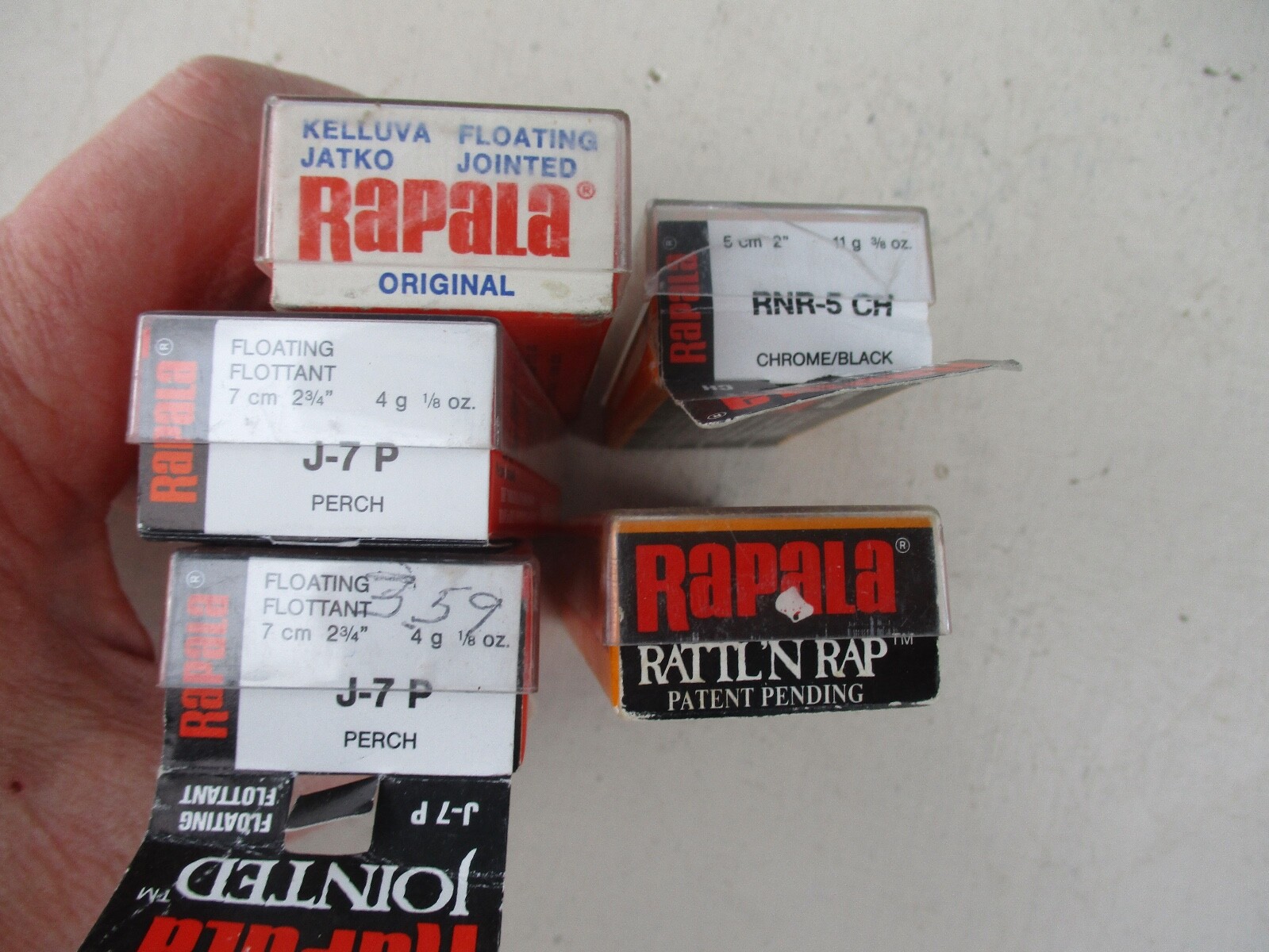 5 Rapala Ratl-Rap & Jointed Rapala Plugs Lures New in Package - Image 8