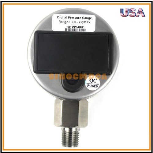 Medidor de presión digital 25MPA/3600PSI con NPT1/4 G1/2 con función de retroiluminación - Imagen 8 de 8