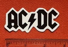 AC/DC Black And White Band Music Decal Sticker Fast Free US Shipping! 🇺🇸