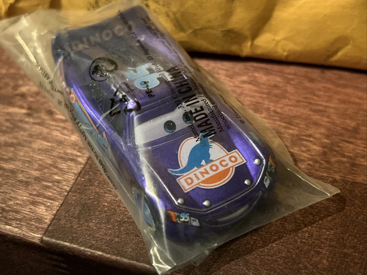 Disney Cars Blu-Ray Lightning McQueen Diecast Mail-Away 2427EA Blue Dinoco Promo