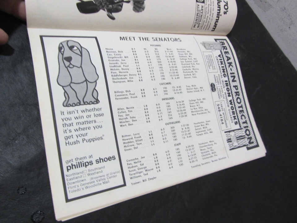 Detroit Tigers Stadium 1971 scorebook - vintage booklet - Image 3 of 4