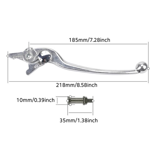 For Kawasaki Ninja 500 650 ZX6 ZX6R ZX7R ZX9R ZX10R ZX11 ZRX FRONT BRAKE LEVER - Picture 4 of 8