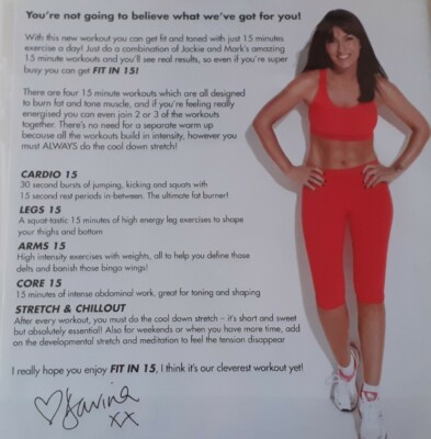 DAVINA FIT IN 15 FITNESS DVD | eBay