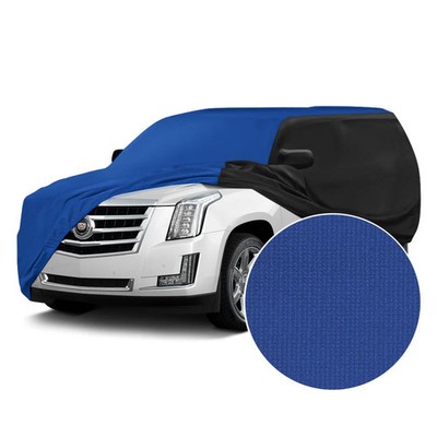 For Cadillac SRX 10-16 Car Cover Satin Stretch Indoor Grabber Blue Custom Car