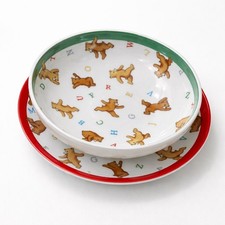Tiffany  Co. Alphabet Bears Porcelain Dinner Set Plate  Bowl Japan 2006