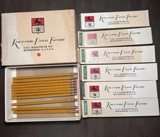 Lot 6 Boxes NOS Koh-I-Noor L.&C Hardtmuth Inc. USA 1500/H Rubber Tip 76 Pencils