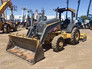 2014 John Deere 210K EP 4x4 Skip Loader Box Scraper Ag Tractor Diesel bidadoo