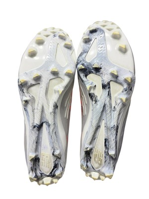 New Balance Lacrosse Turf Cleats Burn X3 Gray White Burnxlx3 Size Mens 11.5 New Balance Lacrosse Turf Cleats Burn X3 Gray White Burnxlx3  main image 3