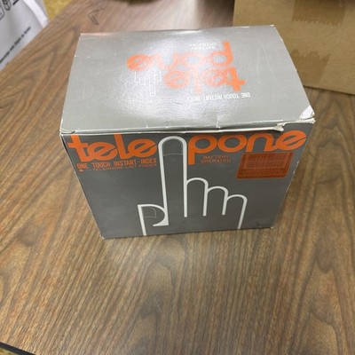 OLD STOCK Telepone TELE PONE One Touch Instant Index Telephone List Finder 