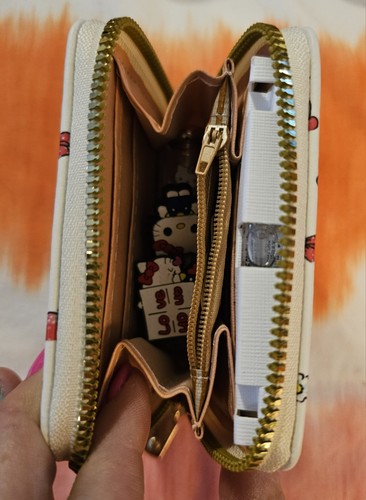 Sanrio Hello Kitty Strawberry Wallet Full Of Goodies! Lip Gloss Perfume + More!