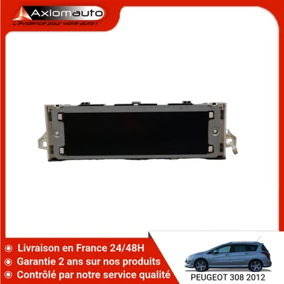 🇫🇷 AFFICHEUR DIGITAL PEUGEOT 308 SW I Phase 1 2008-2011 ➤1617365180 ♻️ - Photo 1/2