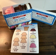 Melissa & Doug MAGNETIC ICE CREAM Container with accessories 