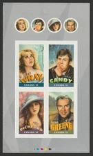 Canada #2154i, Canadians in Hollywood, Booklet Pane of 4, MNH 2006