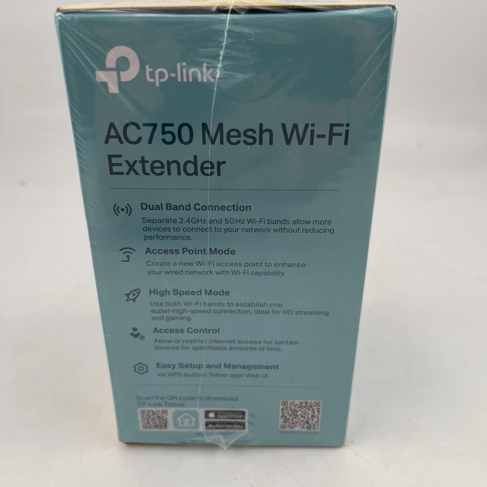 TP-Link Mesh WIFi Extender AC750 Dual Band - Model RE220 - Image 3 of 4