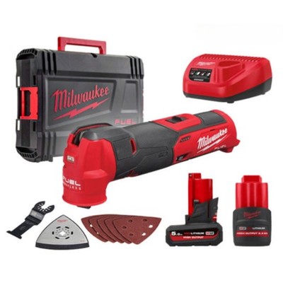 Milwaukee M12 FMT-5252X 12V oszillierendes Multitool-Set 2 Akku-Ladegerätekoffer