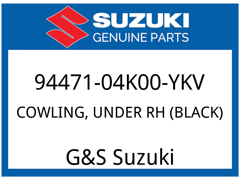 COWLING, UNDER RH (BLACK)