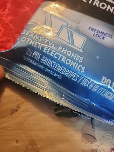 Windex Electronic Cleaning Wipes,Pre-Moistened Screen Wipes 3 Packs Of 25 - 第 6/6 張圖片
