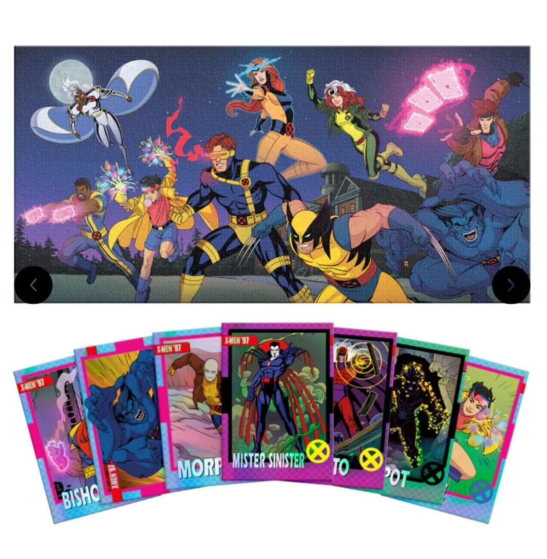 X-Men 97 Jigsaw Puzzle 1000 Pieces And 7 trading cards | eBay