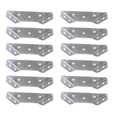 5 Count Angle Corner Brackets Shelf Support Furniture Brace for Wall