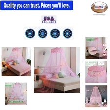 Pink Mosquito Bed Canopy for Kings  Twins Waterproof Mosquito Netting