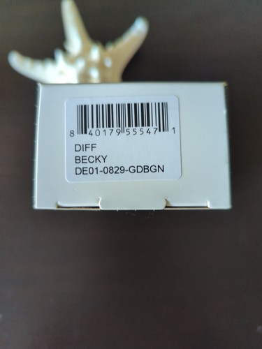 Gafas de sol DIFF BECKY doradas flash marrón degradado nuevas en caja - Imagen 4 de 5