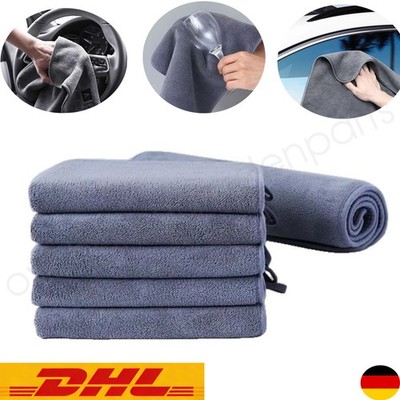 5/10/20X Auto Towel Ultra-Fine Fiber Light Gray Cleaning Cloth Set, Absorb DE