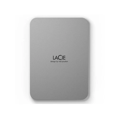 LaCie 5TB Portable External Hard Drive Silver