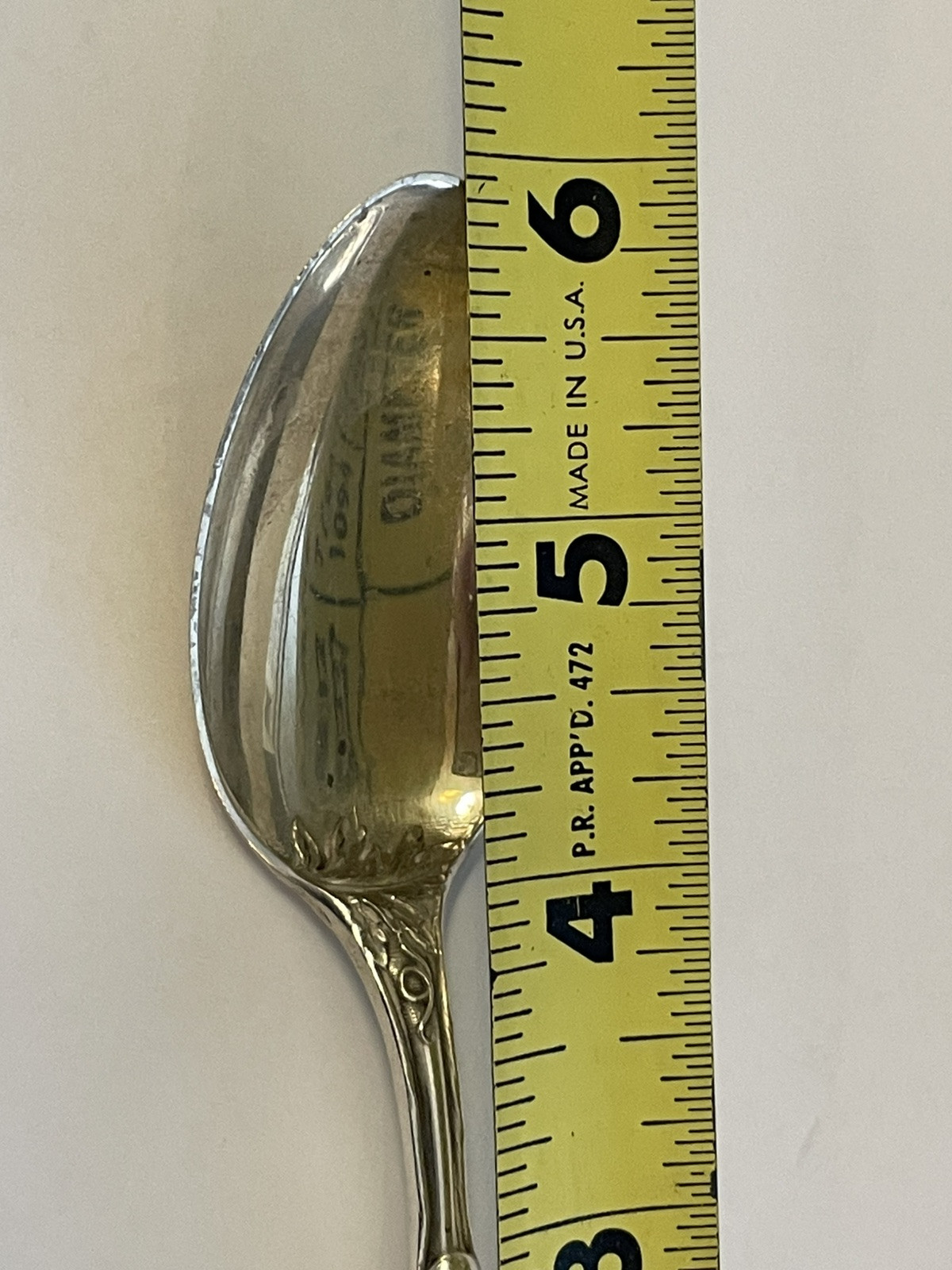 MECHANICS STERLING COMPANY Teaspoon  MONO Aug '07 6" 36.7Grms 🌺🌺